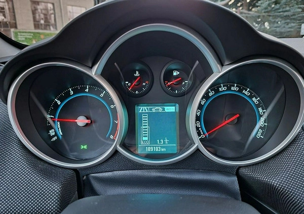 Chevrolet Cruze cena 31999 przebieg: 109000, rok produkcji 2013 z Stęszew małe 436